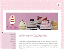 Tablet Screenshot of cupcakes-wien.at